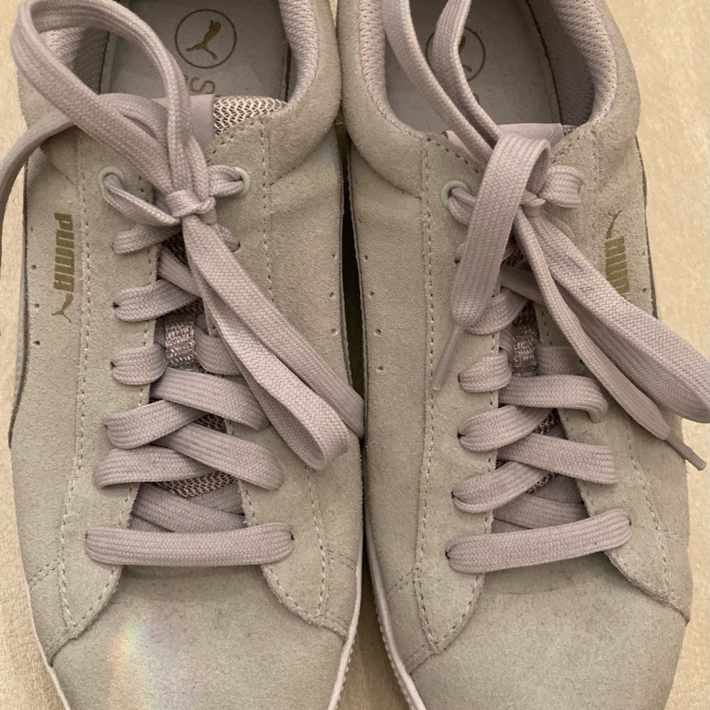 Puma Grey on Grey Suede, Soft Foam Size 9.5, Excellent Condition - Picture 4 of 7